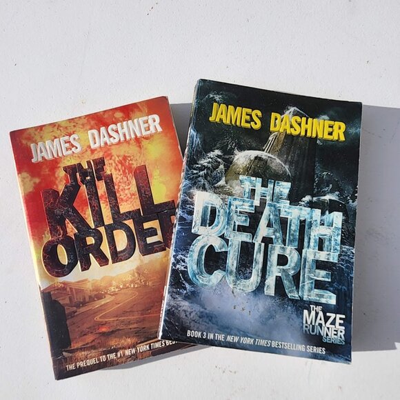 Maze Runner Books Bundle Kill Order Death Cure Paperback Book James Dashner Used - Picture 2 of 12